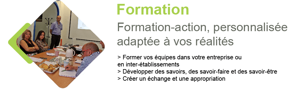 Formation-action, personnalisée adaptée &agrave; vos réalités